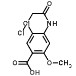 CAS#: 57645-26-8, 5-Chloro-4-[(Chloroacetyl)Amino]-2-Methoxybenzoic Acid