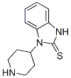 CAS 登录号：57648-17-6， 1,3-二氢-1-哌啶-4-基-2H-苯并咪唑-2-硫酮