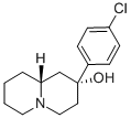 CAS 登录号：57661-24-2， (2R,8aR)-2-(4-氯苯基)-1,3,4,5,6,7,8,8a-八氢喹嗪-2-醇