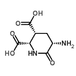 CAS#: 57728-70-8, (2S,3R,5S)-5-Amino-6-Oxo-2,3-Piperidinedicarboxylic Acid