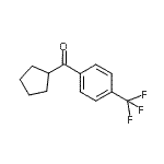 CAS 登录号：578027-07-3， 环戊基[4-(三氟甲基)苯基]甲酮