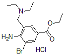 CAS#: 57814-29-6, 4-Amino-3-bromo-5-[(diethylamino)methyl]-Benzoic acid ethyl ester, monohydrochloride