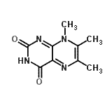 CAS#: 5784-00-9, 6,7,8-Trimethyl-2,4(3H,8H)-Pteridinedione
