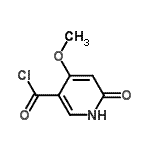 CAS#: 57852-56-9, 4-Methoxy-6-Oxo-1,6-Dihydro-3-Pyridinecarbonyl Chloride