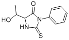 CAS 登录号：5789-21-9， 5-(1-羟基乙基)-3-苯基-2-硫代咪唑烷-4-酮