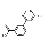 CAS#: 579476-50-9, 3-(6-Chloro-4-Pyrimidinyl)Benzoic Acid