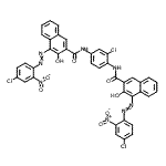 CAS#: 57972-00-6, N,N'-(2-Chloro-1,4-Phenylene)Bis{4-[(4-Chloro-2-Nitrophenyl)Diazenyl]-3-Hydroxy-2-Naphthamide}