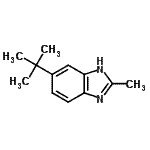 CAS#: 5805-62-9, 2-Methyl-6-(2-Methyl-2-Propanyl)-1H-Benzimidazole