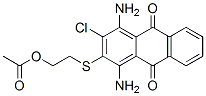 CAS#: 58065-30-8, 2-[[2-(Acetyloxy)Ethyl]Thio]-1,4-Diamino-3-Chloro-9,10-Anthracenedione