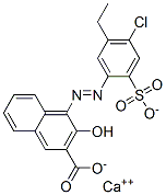 CAS 登录号：58067-05-3， 4-[(4-氯-5-乙基-2-磺酸基苯基)偶氮]-3-羟基-2-萘甲酸钙