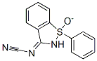 CAS#: 58098-99-0, 1-Oxido-1-Phenyl-3H-1,2-Benzisothiazol-3-Ylidenecyanamide