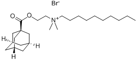 CAS#: 58158-77-3, N-{2-[(Adamantan-1-ylcarbonyl)oxy]ethyl}-N,N-dimethyl-1-decanaminium bromide