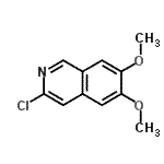 CAS#: 58163-20-5, 3-Chloro-6,7-Dimethoxyisoquinoline