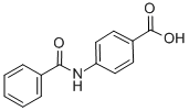 CAS 登录号：582-80-9， 4-(苯甲酰基氨基)苯甲酸