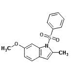CAS#: 582319-12-8, 6-Methoxy-2-Methyl-1-(Phenylsulfonyl)-1H-Indole