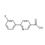 CAS#: 582325-22-2, 6-(3-Fluorophenyl)Nicotinic Acid