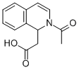 CAS 登录号：58246-00-7， (2-乙酰基-1,2-二氢异喹啉-1-基)乙酸