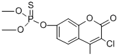CAS 登录号：5826-75-5， 3-氯-7-二甲氧基硫代磷酰氧基-4-甲基香豆素