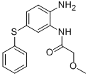 CAS 登录号：58306-67-5， N-[2-氨基-5-(苯硫基)苯基]-2-甲氧基乙酰胺