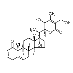 CAS#: 58324-08-6, (22S)-17,23,27-Trihydroxy-22,26-Epoxyergosta-2,5,24-Triene-1,26-Dione