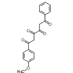 CAS 登录号：58330-11-3， 1-(4-甲氧基苯基)-6-苯基-1,3,4,6-己烷四酮