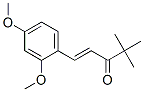 CAS 登录号：58344-28-8， 1-(2,4-二甲氧基苯基)-4,4-二甲基-1-戊烯-3-酮