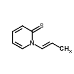 CAS#: 58379-47-8, 1-[(1E)-1-Propen-1-Yl]-2(1H)-Pyridinethione