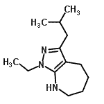 CAS#: 583811-70-5, 1-Ethyl-3-Isobutyl-1,4,5,6,7,8-Hexahydropyrazolo[3,4-b]Azepine