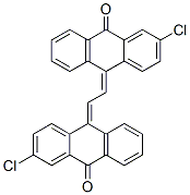 CAS 登录号：5839-39-4， 10,10'-(1,2-乙二基)二[2-氯蒽-9(10H)-酮]