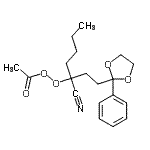 CAS#: 58422-92-7, 3-Cyano-1-(2-Phenyl-1,3-Dioxolan-2-Yl)-3-Heptanyl Ethaneperoxoate