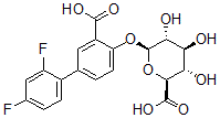 CAS#: 58446-29-0, Diflunisal Glucuronide Ether