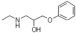 CAS 登录号：58461-93-1， 1-(乙基氨基)-3-苯氧基-2-丙醇