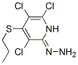 CAS#: 58468-55-6, 3,5,6-Trichloro-4-(Propylthio)-2-Pyridone Hydrazone