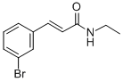 CAS 登录号：58473-74-8， 反式-3-溴-N-乙基肉桂酰胺