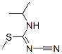 CAS 登录号：5848-27-1， N-(异丙基氨基)(甲硫基)亚甲基-氰胺