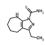 CAS#: 585514-99-4, 3-Ethyl-5,6,7,8-Tetrahydropyrazolo[3,4-b]Azepine-1(4H)-Carbothioamide