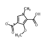 CAS#: 585525-11-7, 3-Methoxy-1-Methyl-4-Nitro-1H-Pyrrole-2-Carboxylic Acid