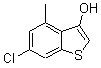 CAS 登录号：5858-07-1， 6-氯-4-甲基-苯并(b)噻吩-3-醇