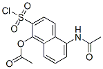 CAS 登录号：58596-09-1， 5-(乙酰氨基)-1-(乙酰氧基)萘-2-磺酰氯