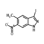 CAS#: 586330-45-2, 3-Iodo-5-Methyl-6-Nitro-1H-Indazole
