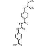 CAS#: 586393-71-7, 4-{[(4-Sec-Butoxybenzoyl)Carbamothioyl]Amino}Benzoic Acid