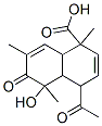 CAS#: 58661-24-8, 4-Acetyl-5-Hydroxy-1,5,7-Trimethyl-6-Oxo-4A,8alpha-Dihydro-4H-Naphthalene- 1-Carboxylic Acid