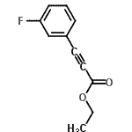 CAS 登录号：58686-65-0， 乙基3-(3-氟苯基)-2-丙炔酸酯
