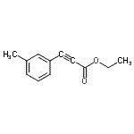CAS 登录号：58686-70-7， 乙基3-(3-甲基苯基)-2-丙炔酸酯