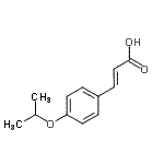CAS 登录号：586960-22-7， (2E)-3-(4-异丙氧基苯基)丙烯酸