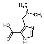 CAS 登录号：586965-43-7， 4-[(二甲基氨基)甲基]-1H-咪唑-5-羧酸