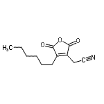 CAS#: 586978-92-9, (4-Hexyl-2,5-Dioxo-2,5-Dihydro-3-Furanyl)Acetonitrile