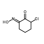 CAS 登录号：58700-12-2， (6E)-2-氯-6-(羟基亚胺)环己酮