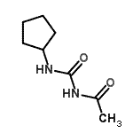 CAS#: 58713-32-9, N-(Cyclopentylcarbamoyl)Acetamide