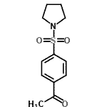CAS 登录号：58722-33-1， 1-[4-(1-吡咯烷基磺酰基)苯基]乙酮
